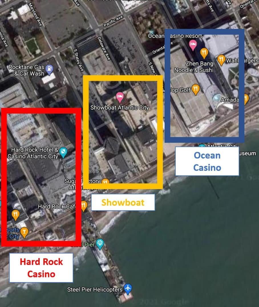 Sleep Six Cozysuites, 1Br 2Ba On The Boardwalk Atlantic City Eksteriør billede